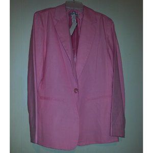 DressBarn Jacket/coat/ Blazer Pink Sz 8 NWOT